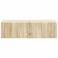 vidaXL Τραπεζάκι Τοίχου Sonoma Δρυς 59 x 34,5 x 17 εκ.