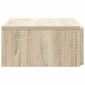 vidaXL Τραπεζάκι Τοίχου Sonoma Δρυς 59 x 34,5 x 17 εκ.