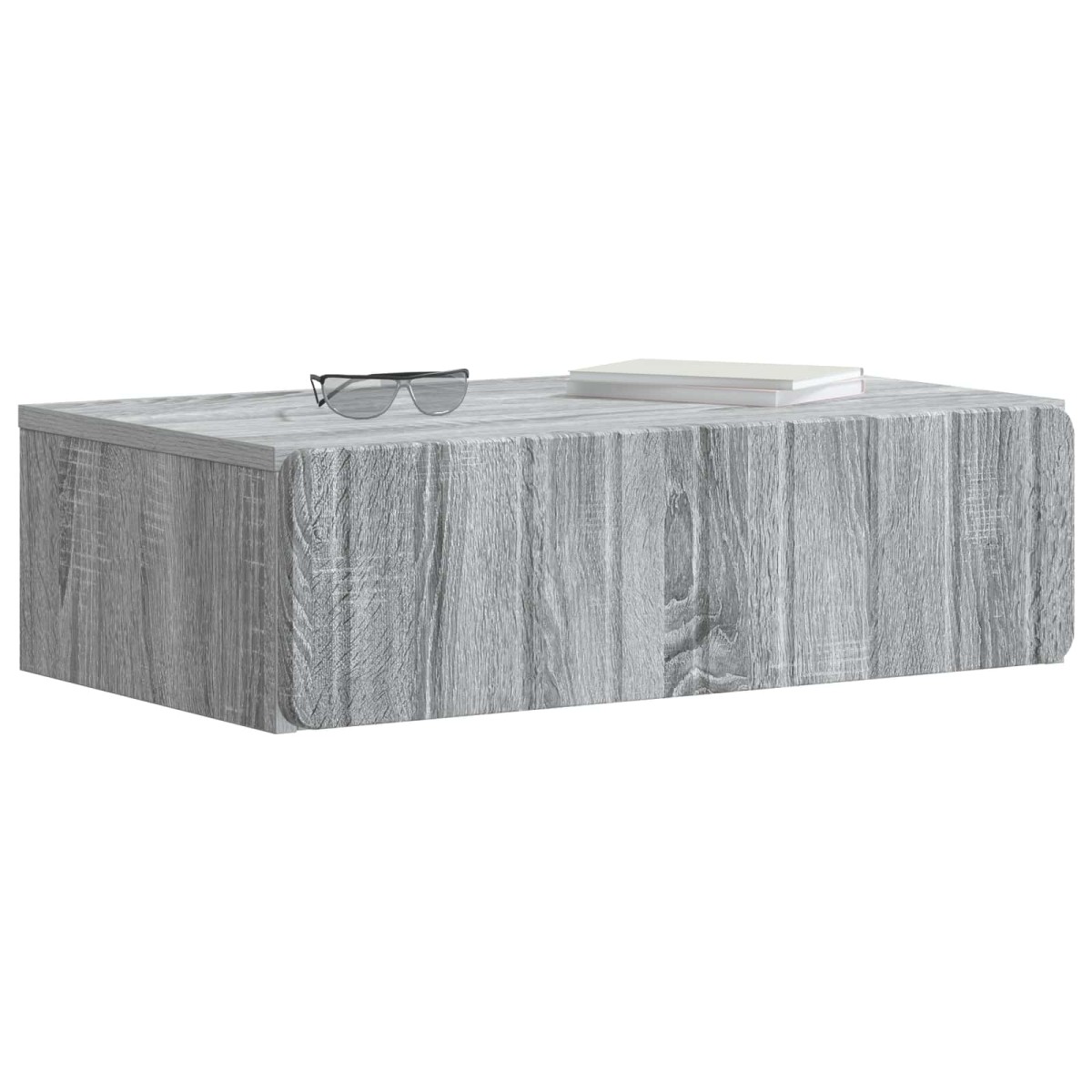 vidaXL Τραπεζάκι Τοίχου Γκρι Sonoma 59 x 34,5 x 17 εκ.