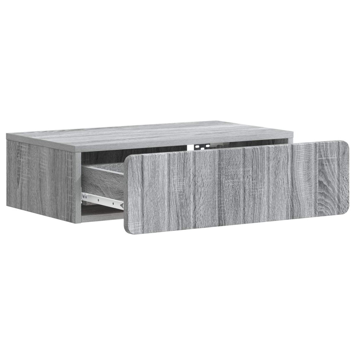 vidaXL Τραπεζάκι Τοίχου Γκρι Sonoma 59 x 34,5 x 17 εκ.