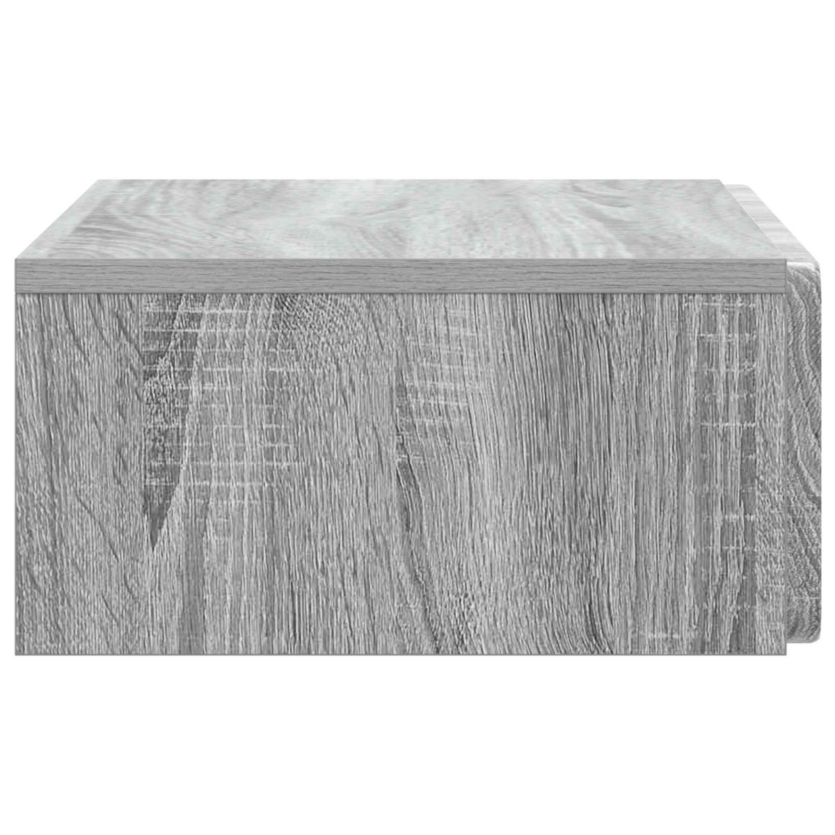 vidaXL Τραπεζάκι Τοίχου Γκρι Sonoma 59 x 34,5 x 17 εκ.