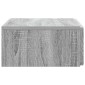 vidaXL Τραπεζάκι Τοίχου Γκρι Sonoma 59 x 34,5 x 17 εκ.