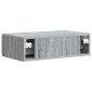 vidaXL Τραπεζάκι Τοίχου Γκρι Sonoma 59 x 34,5 x 17 εκ.