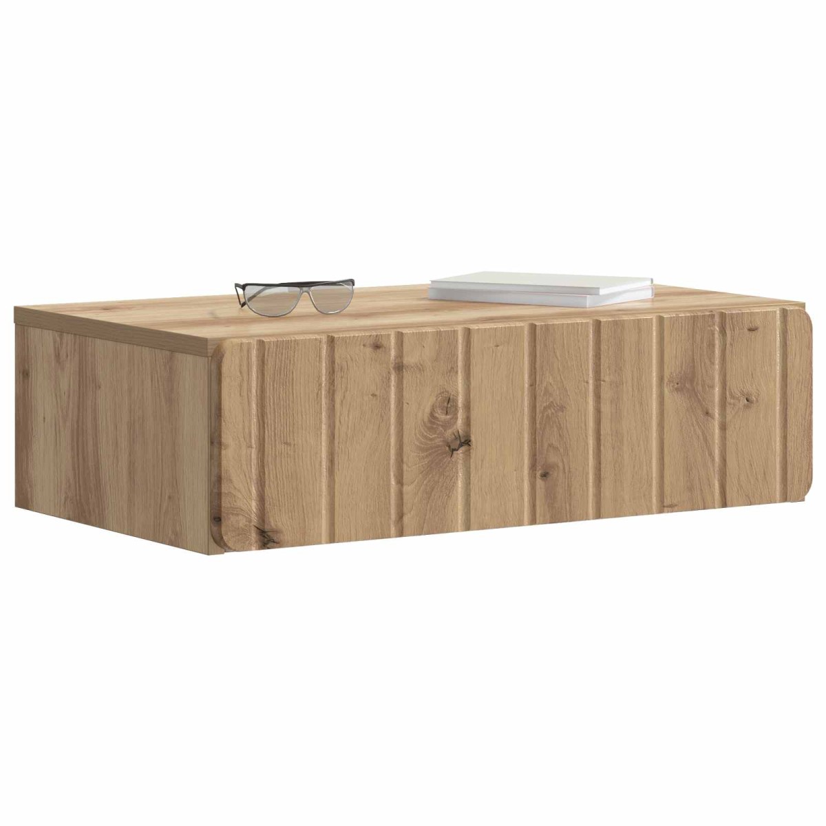vidaXL Τραπεζάκι Τοίχου 59 x 34,5 x 17 εκ. Επεξεργασμένο Ξύλο