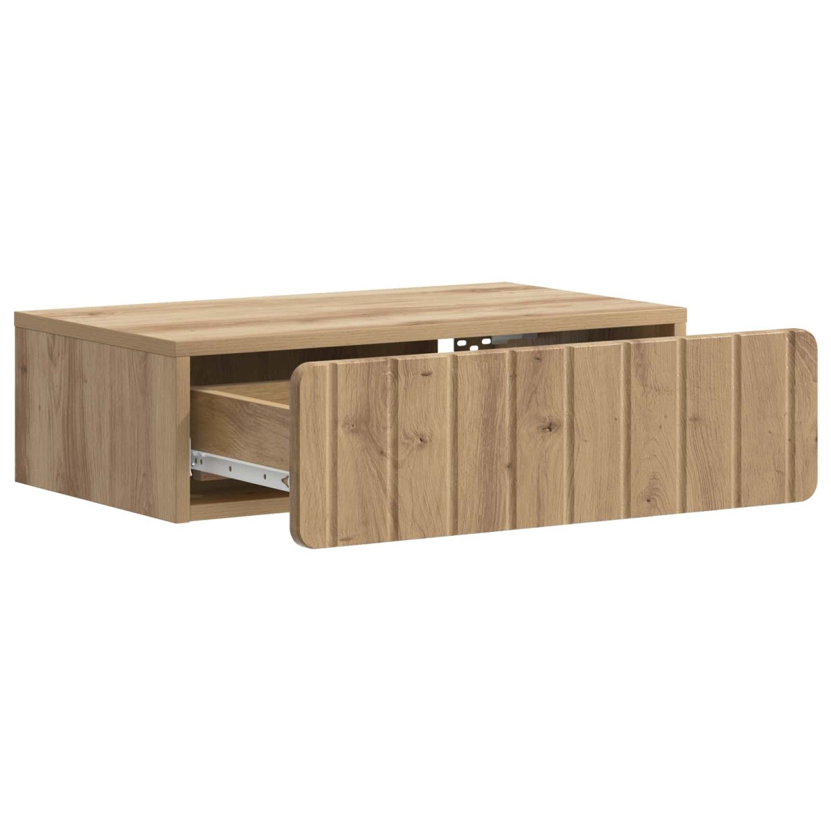 vidaXL Τραπεζάκι Τοίχου 59 x 34,5 x 17 εκ. Επεξεργασμένο Ξύλο