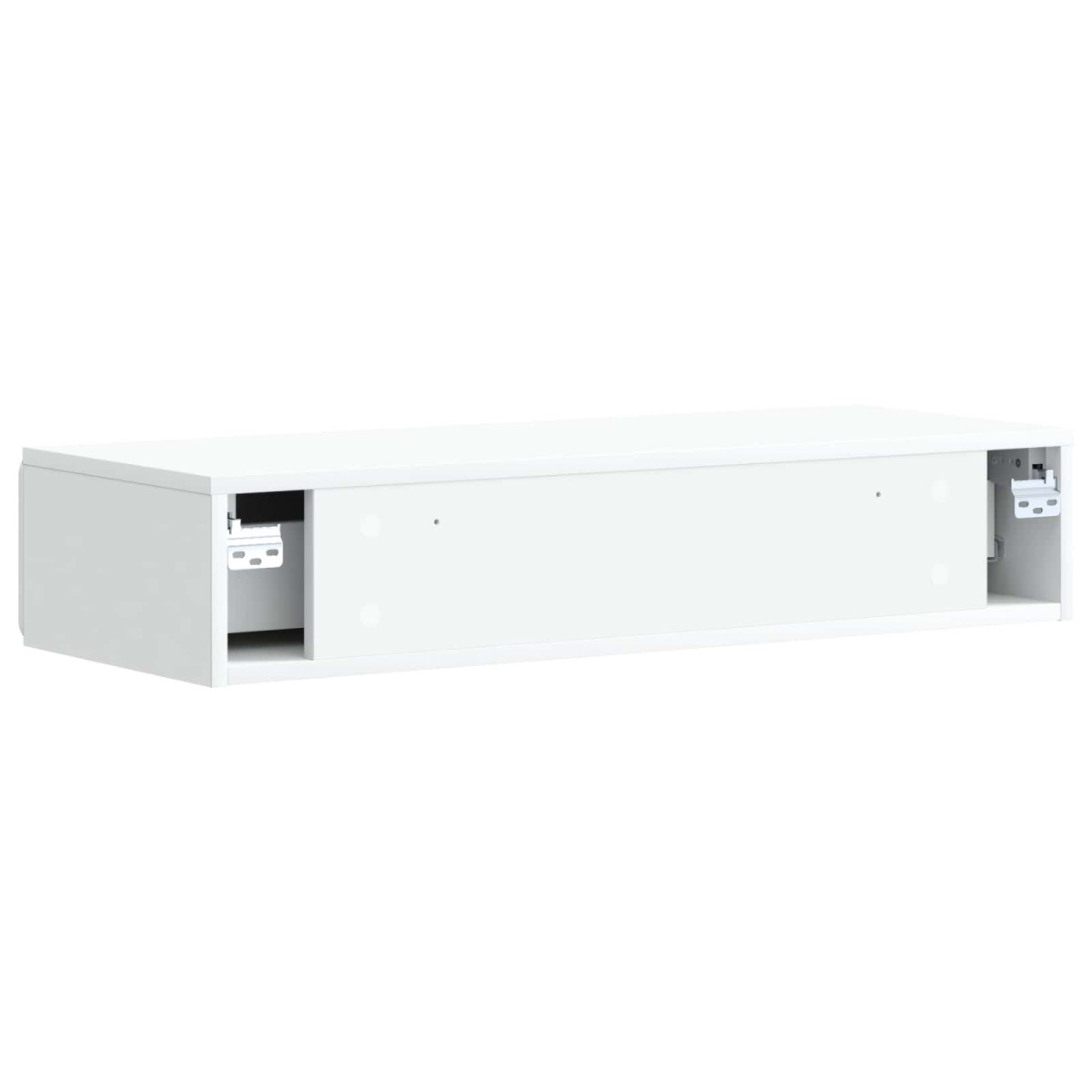 vidaXL Τραπεζάκι Τοίχου Λευκό 87,5 x 34,5 x 17 εκ. Επεξεργασμένο Ξύλο
