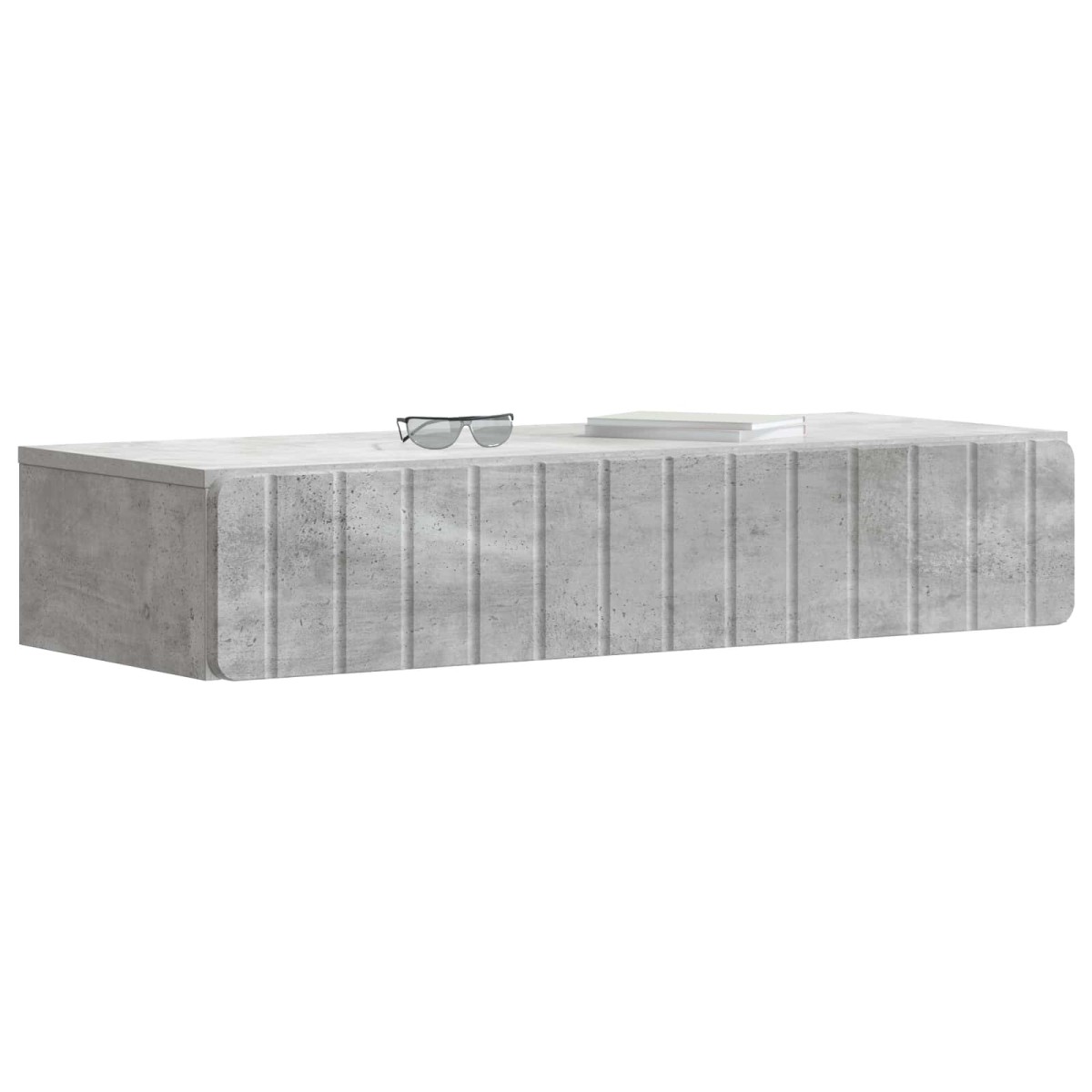 vidaXL Τραπεζάκι Τοίχου Γκρι Σκυροδέματος 87,5 x 34,5 x 17 εκ.