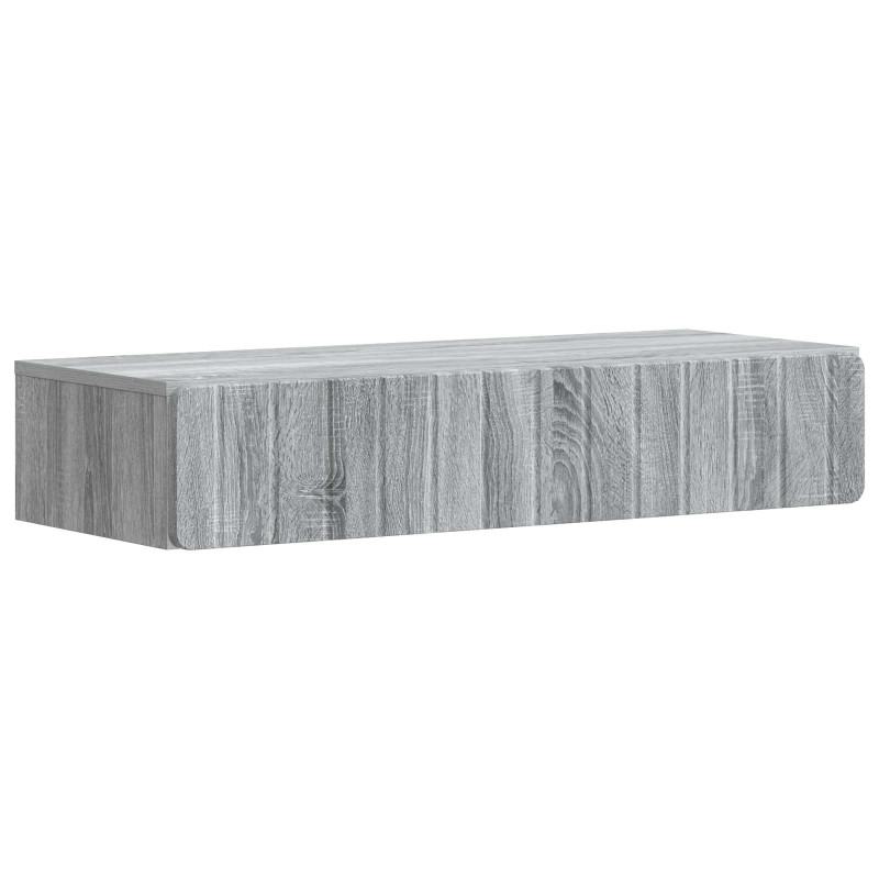 vidaXL Τραπεζάκι Τοίχου Γκρι Sonoma 87,5 x 34,5 x 17 εκ.