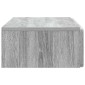 vidaXL Τραπεζάκι Τοίχου Γκρι Sonoma 87,5 x 34,5 x 17 εκ.