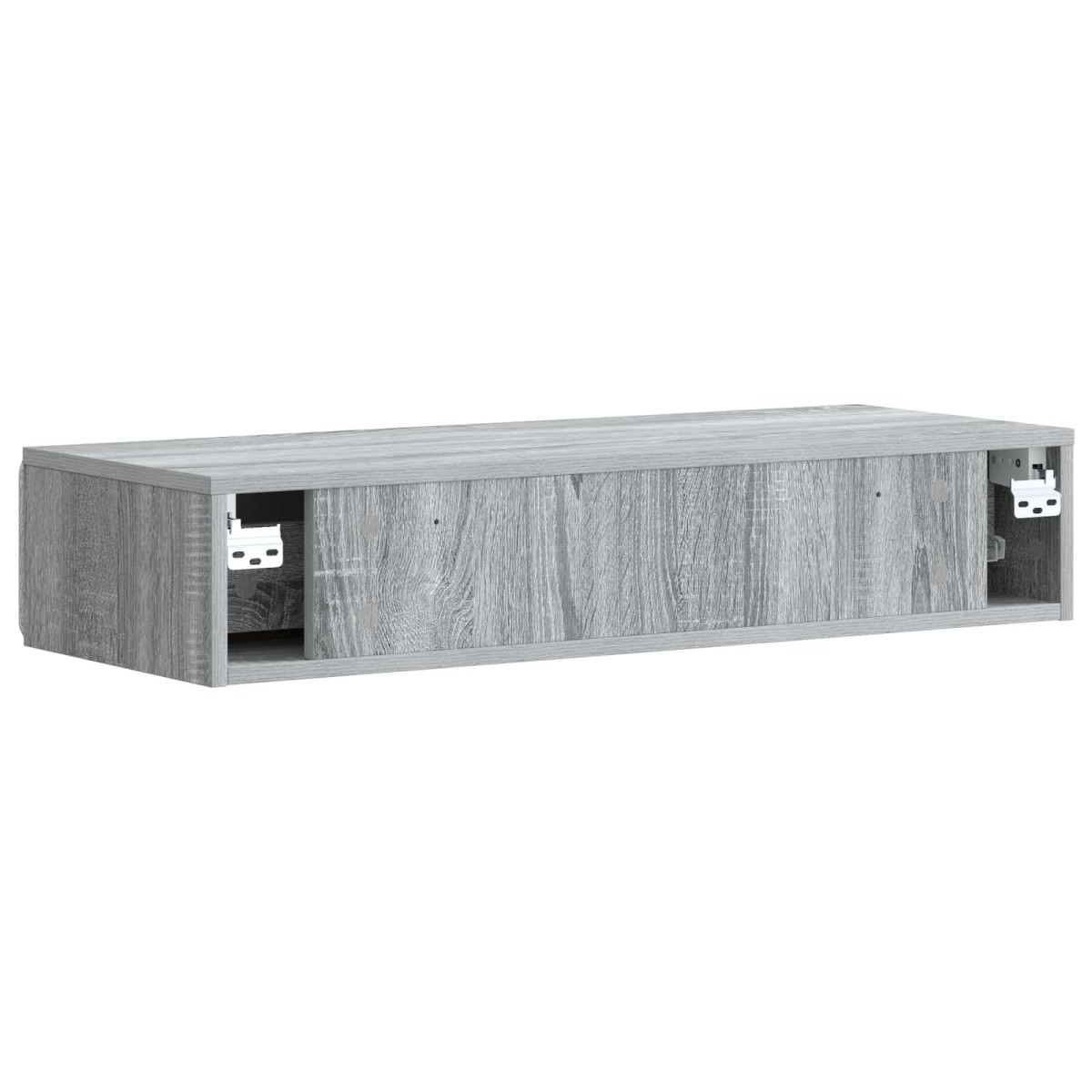 vidaXL Τραπεζάκι Τοίχου Γκρι Sonoma 87,5 x 34,5 x 17 εκ.