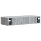 vidaXL Τραπεζάκι Τοίχου Γκρι Sonoma 87,5 x 34,5 x 17 εκ.