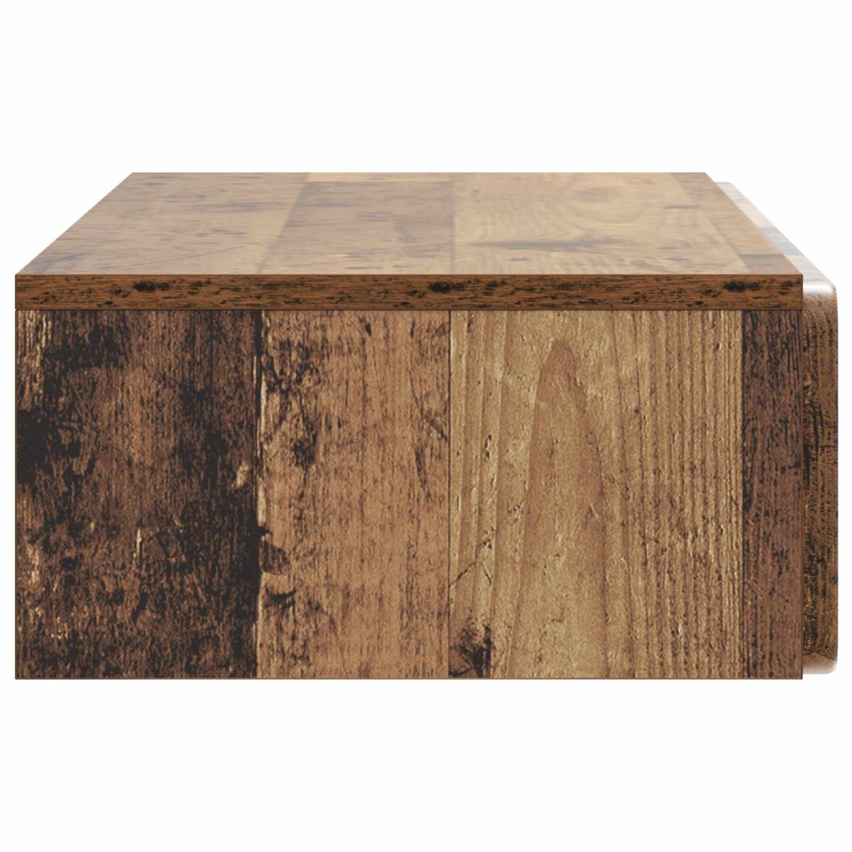vidaXL Τραπεζάκι Τοίχου Παλαιωμένο ξύλο 87,5 x 34,5 x 17 εκ.