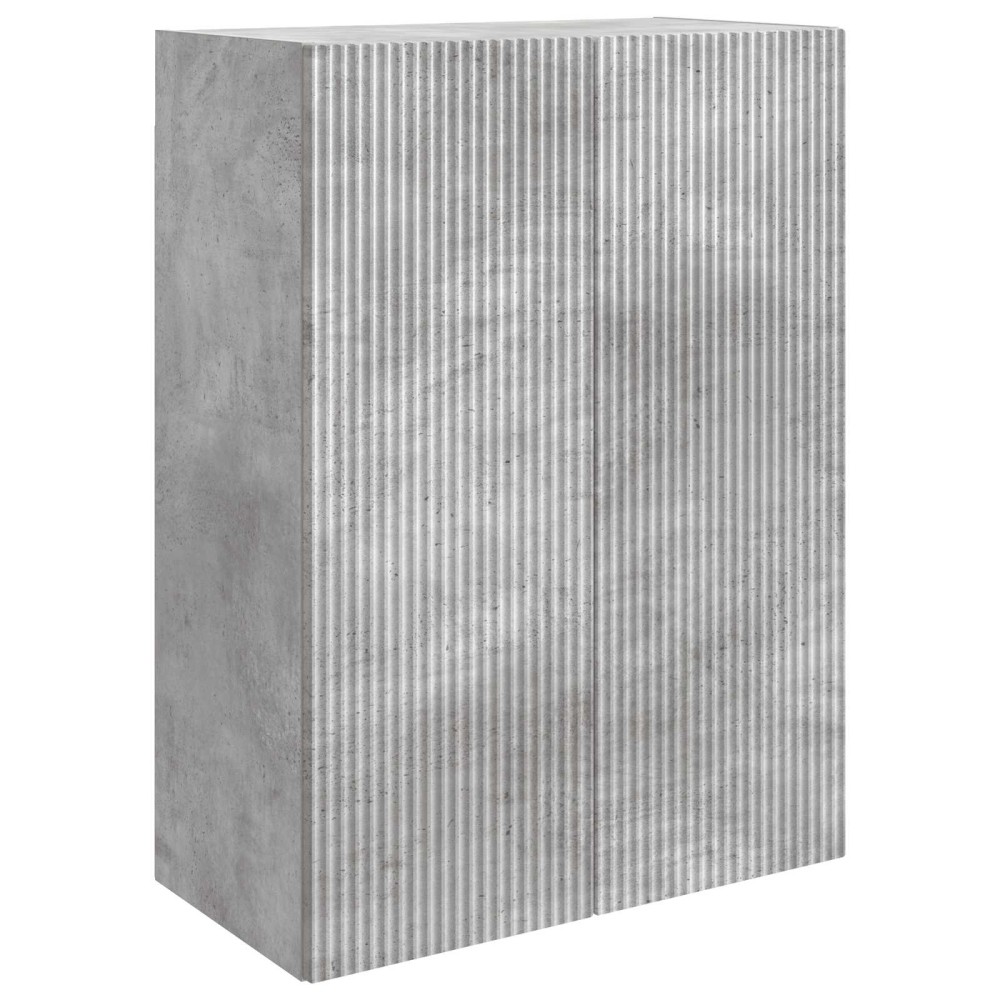 vidaXL Τοίχου Ντουλάπα Γκρι Σκυροδέματος 66 x 34,5 x 90 εκ