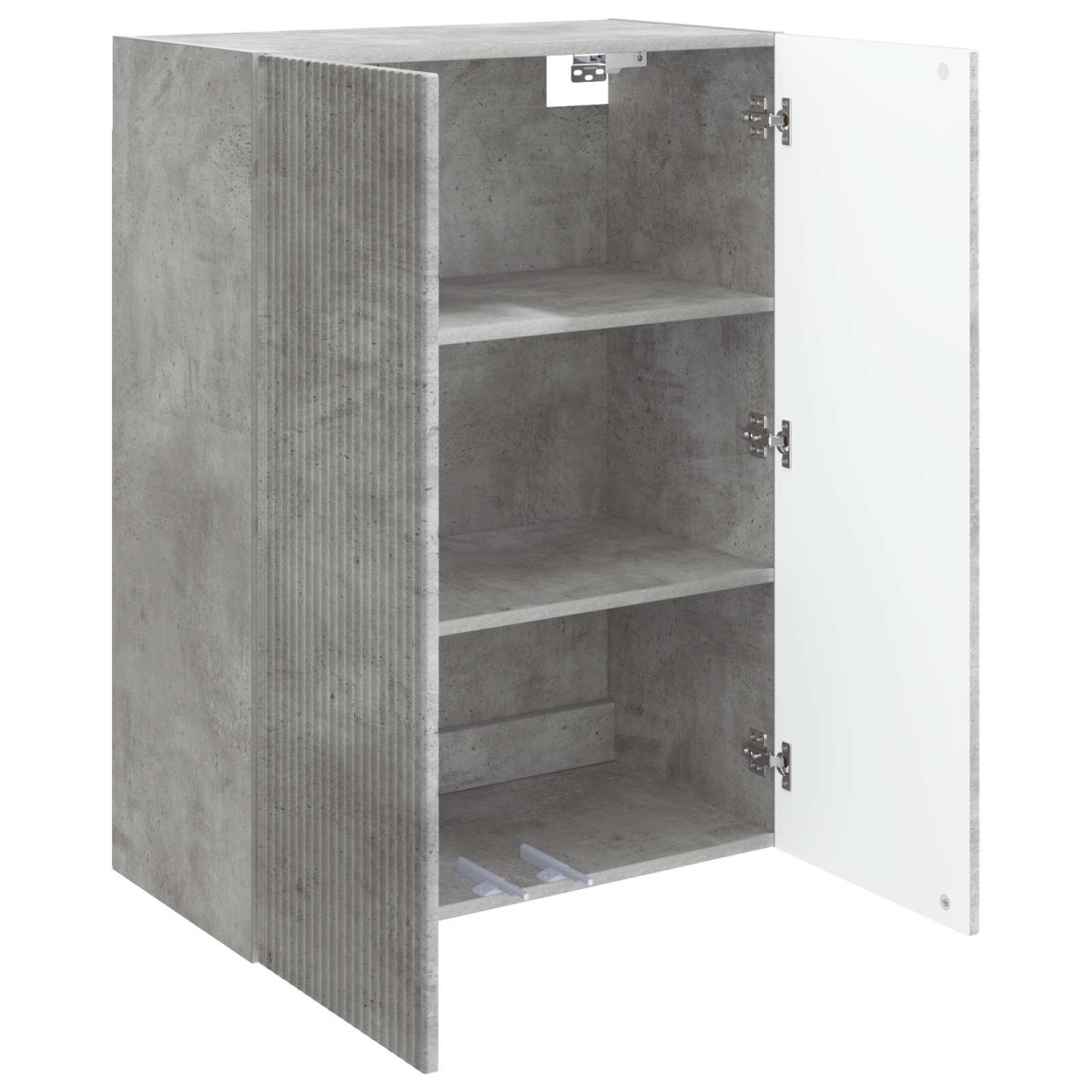 vidaXL Τοίχου Ντουλάπα Γκρι Σκυροδέματος 66 x 34,5 x 90 εκ