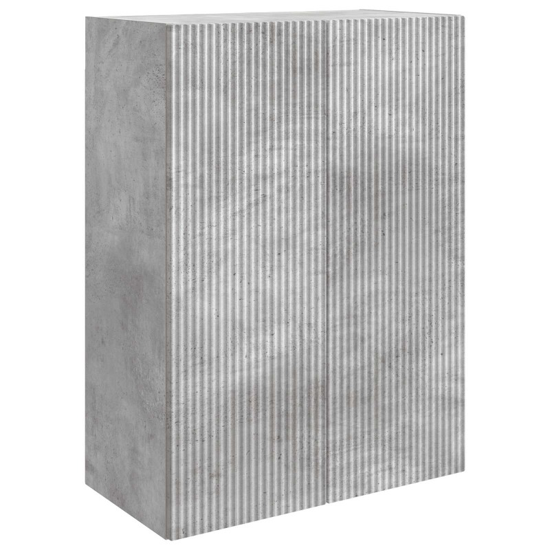 vidaXL Τοίχου Ντουλάπα Γκρι Σκυροδέματος 66 x 34,5 x 90 εκ
