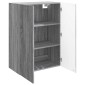 vidaXL Τοίχου Ντουλάπα Γκρι Sonoma 66 x 34,5 x 90 εκ
