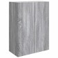 vidaXL Τοίχου Ντουλάπα Γκρι Sonoma 66 x 34,5 x 90 εκ