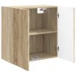 vidaXL Τοίχου Ντουλάπα Sonoma Δρυς 59 x 31 x 60 εκ Επεξεργασμένο Ξύλο