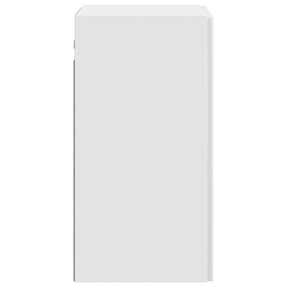 vidaXL Τοίχου Ντουλάπα Γυαλιστερό Λευκό 59 x 31 x 60 εκ