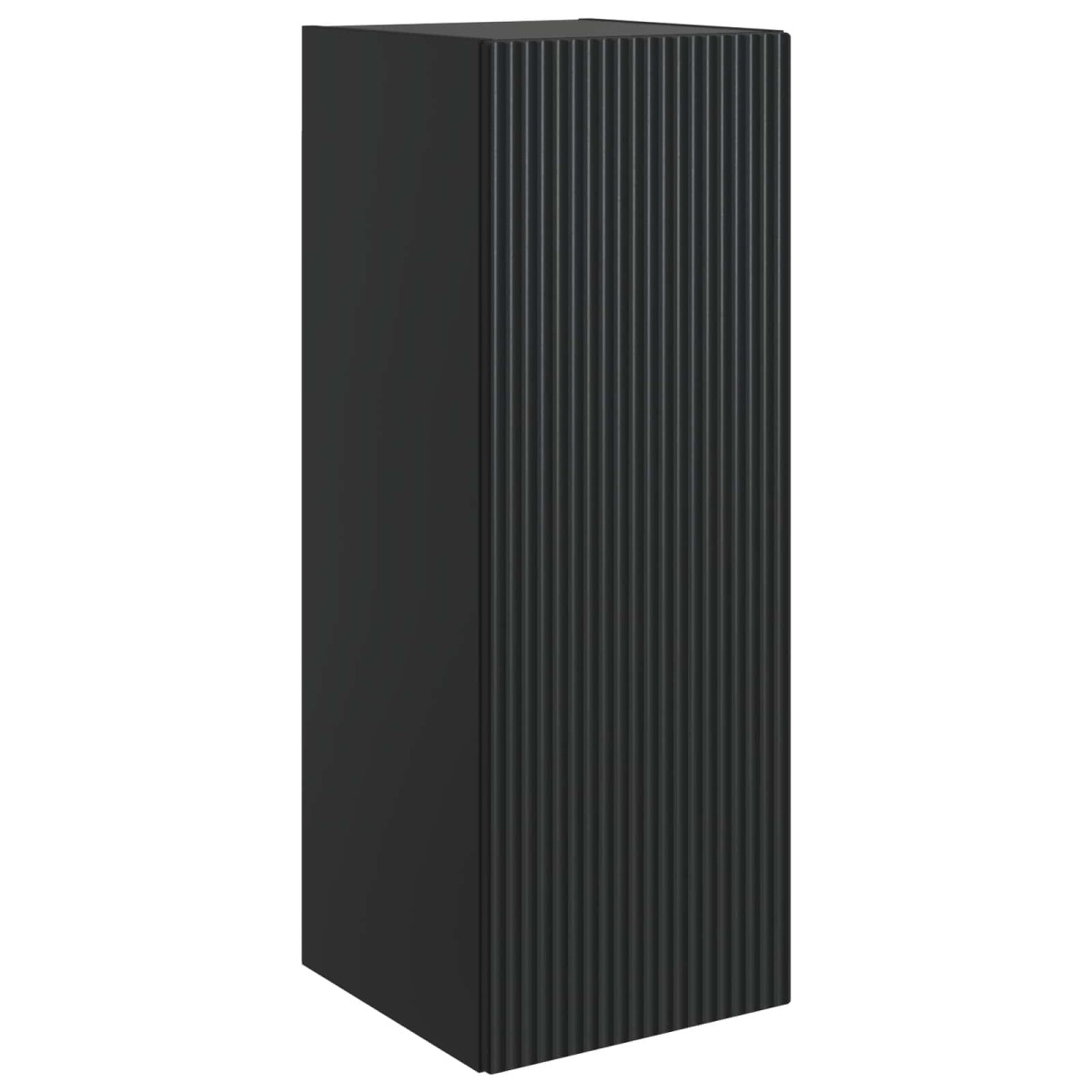 vidaXL Τοίχου Ντουλάπα Μαύρο 33 x 34,5 x 90 εκ Επεξεργασμένο Ξύλο