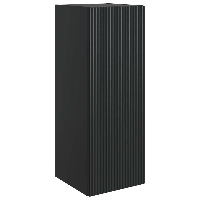 vidaXL Τοίχου Ντουλάπα Μαύρο 33 x 34,5 x 90 εκ Επεξεργασμένο Ξύλο