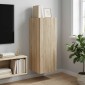 vidaXL Τοίχου Ντουλάπα Sonoma Δρυς 33 x 34,5 x 90 εκ