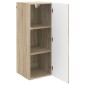 vidaXL Τοίχου Ντουλάπα Sonoma Δρυς 33 x 34,5 x 90 εκ