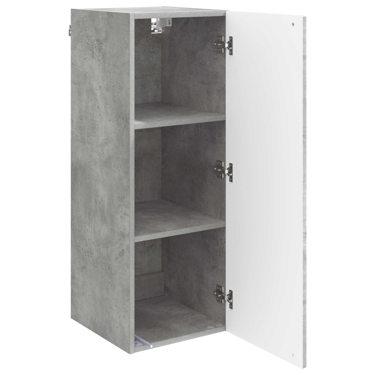 vidaXL Τοίχου Ντουλάπα Γκρι Σκυροδέματος 33 x 34,5 x 90 εκ