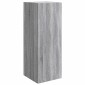 vidaXL Τοίχου Ντουλάπα Γκρι Sonoma 33 x 34,5 x 90 εκ