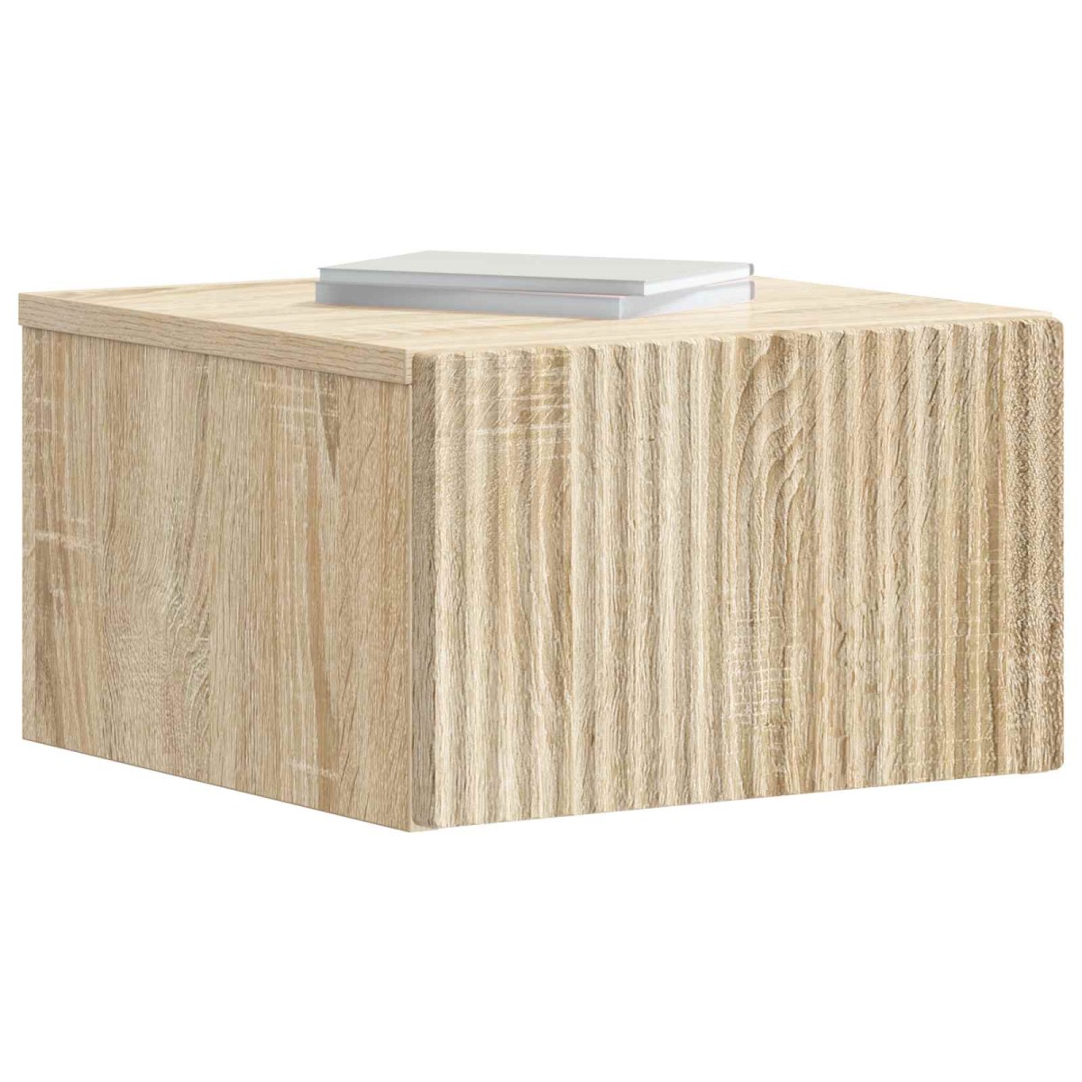vidaXL Τοίχου Κρεμαστό Κομοδίνο Sonoma Δρυς 33 x 34,5 x 20 εκ