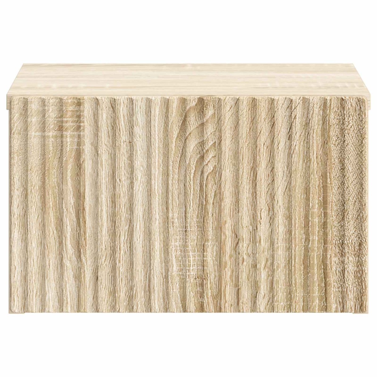 vidaXL Τοίχου Κρεμαστό Κομοδίνο Sonoma Δρυς 33 x 34,5 x 20 εκ