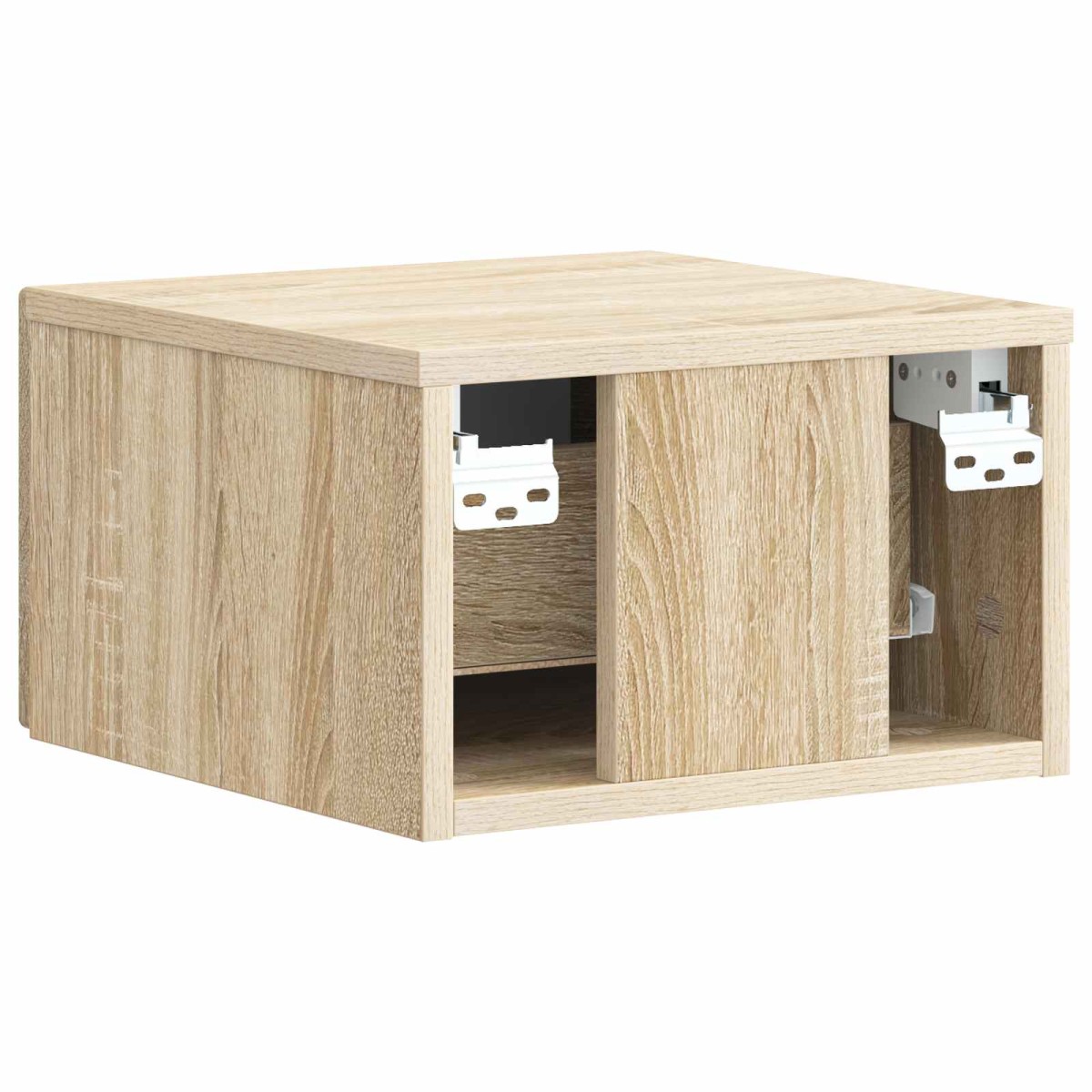 vidaXL Τοίχου Κρεμαστό Κομοδίνο Sonoma Δρυς 33 x 34,5 x 20 εκ