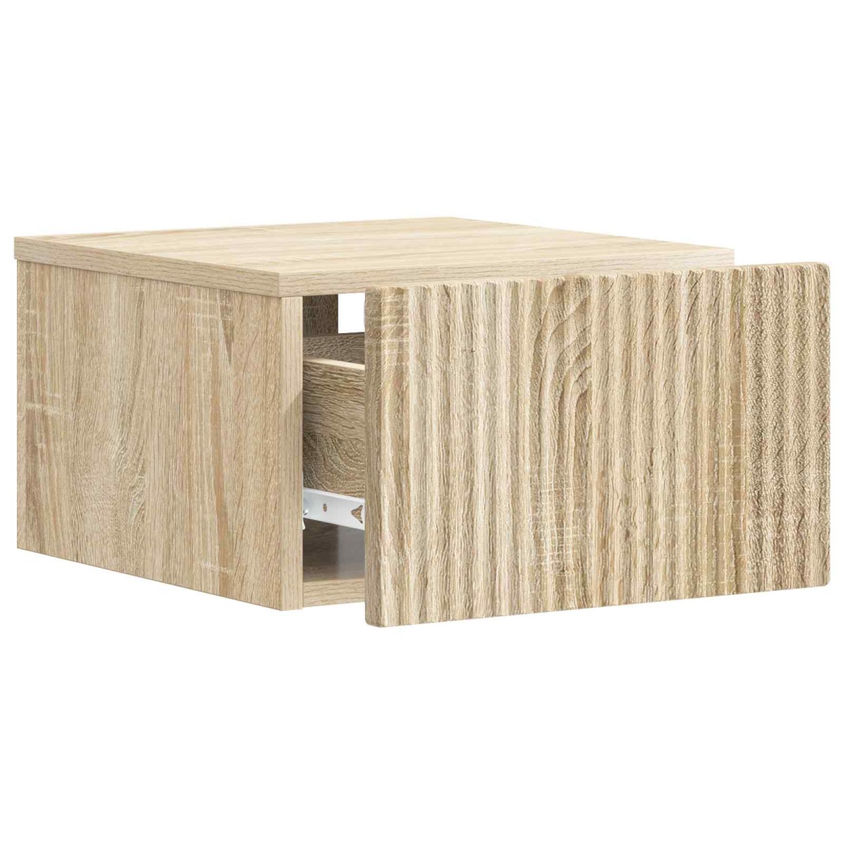 vidaXL Τοίχου Κρεμαστό Κομοδίνο 2 τεμ. Sonoma Δρυς 33 x 34,5 x 20 εκ