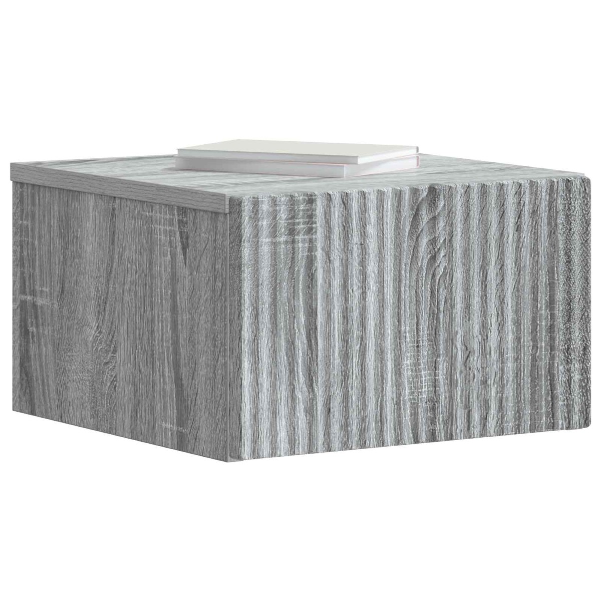vidaXL Τοίχου Κρεμαστό Κομοδίνο Γκρι Sonoma 33 x 34,5 x 20 εκ