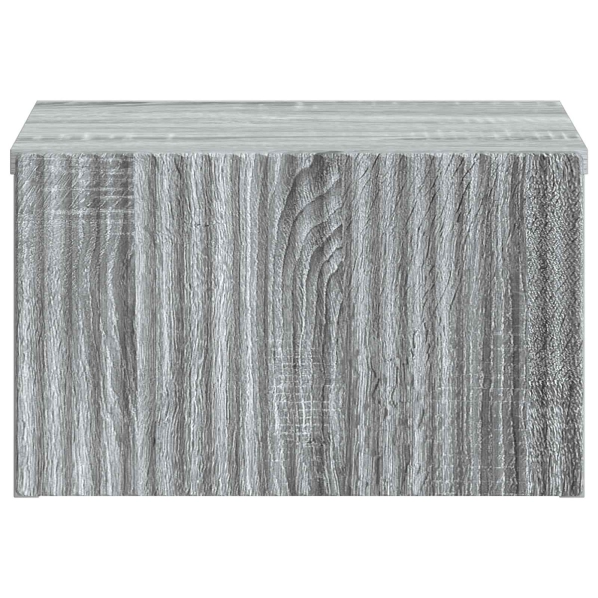 vidaXL Τοίχου Κρεμαστό Κομοδίνο Γκρι Sonoma 33 x 34,5 x 20 εκ