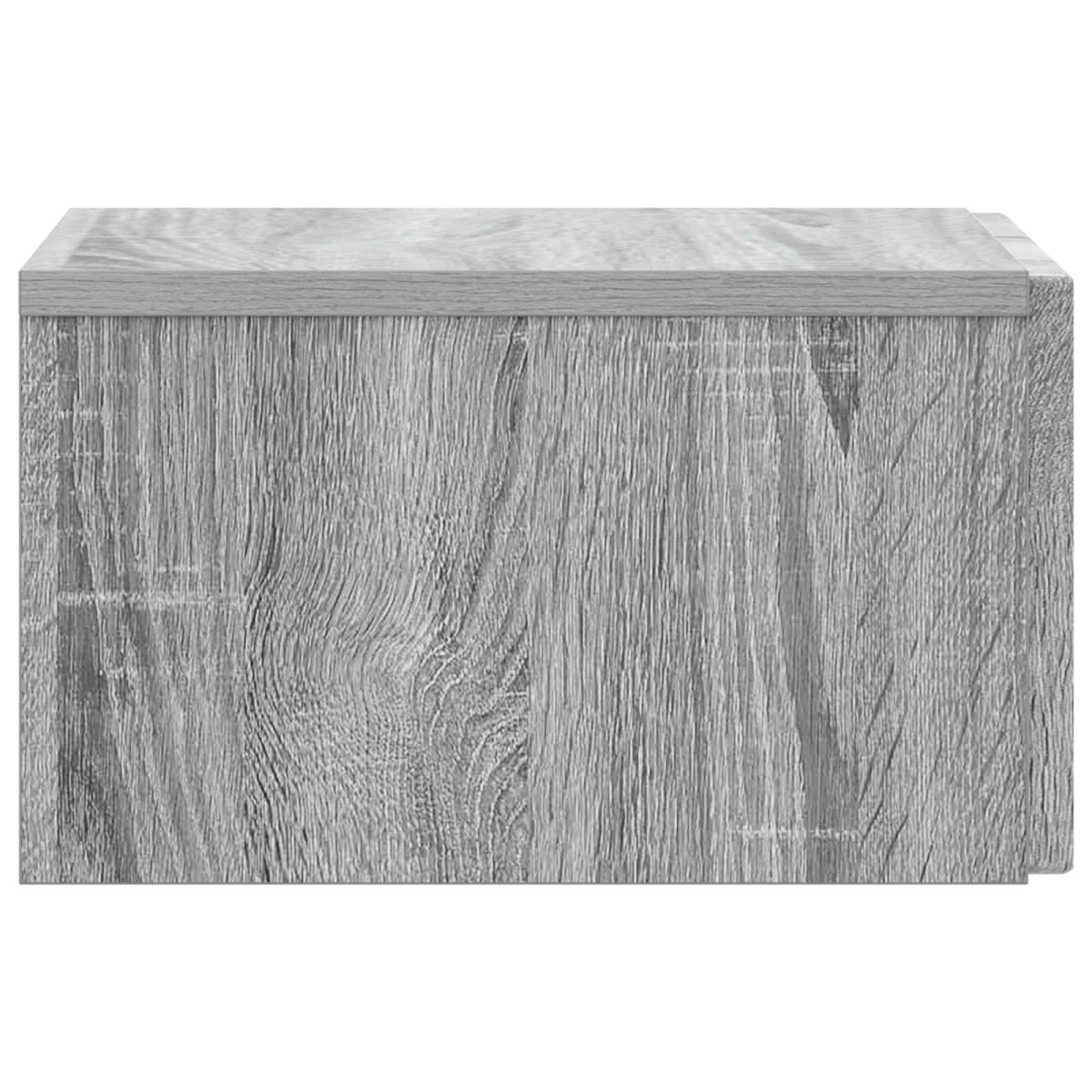 vidaXL Τοίχου Κρεμαστό Κομοδίνο Γκρι Sonoma 33 x 34,5 x 20 εκ