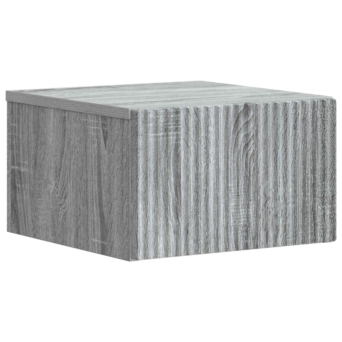 vidaXL Τοίχου Κρεμαστό Κομοδίνο 2 τεμ. Γκρι Sonoma 33 x 34,5 x 20 εκ