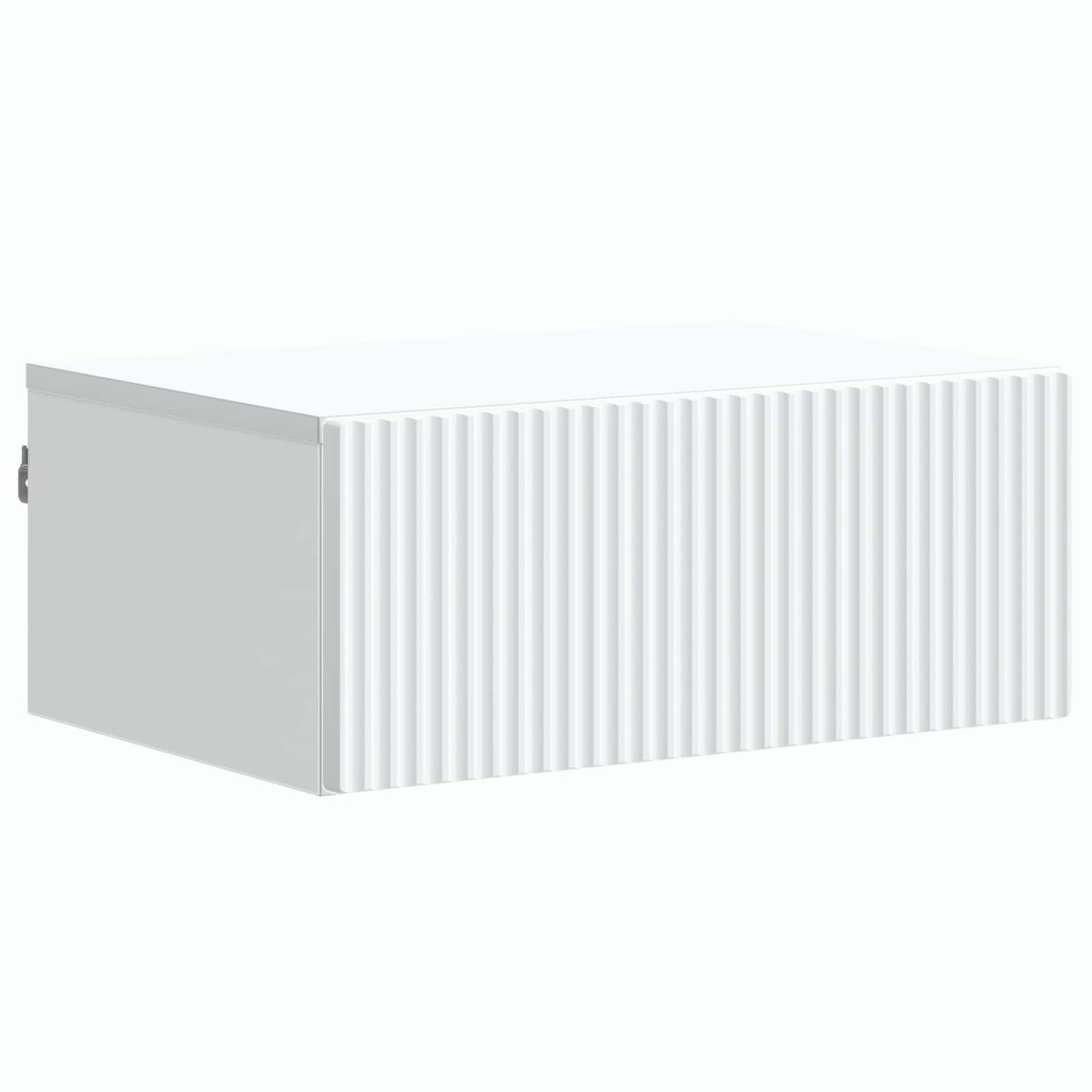 vidaXL Τοίχου Κρεμαστό Κομοδίνο 2 τεμ. Λευκό 49 x 34,5 x 20 εκ.