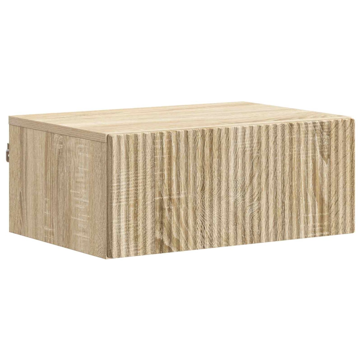 vidaXL Τοίχου Κρεμαστό Κομοδίνο 2 τεμ. Sonoma Δρυς 49 x 34,5 x 20 εκ.