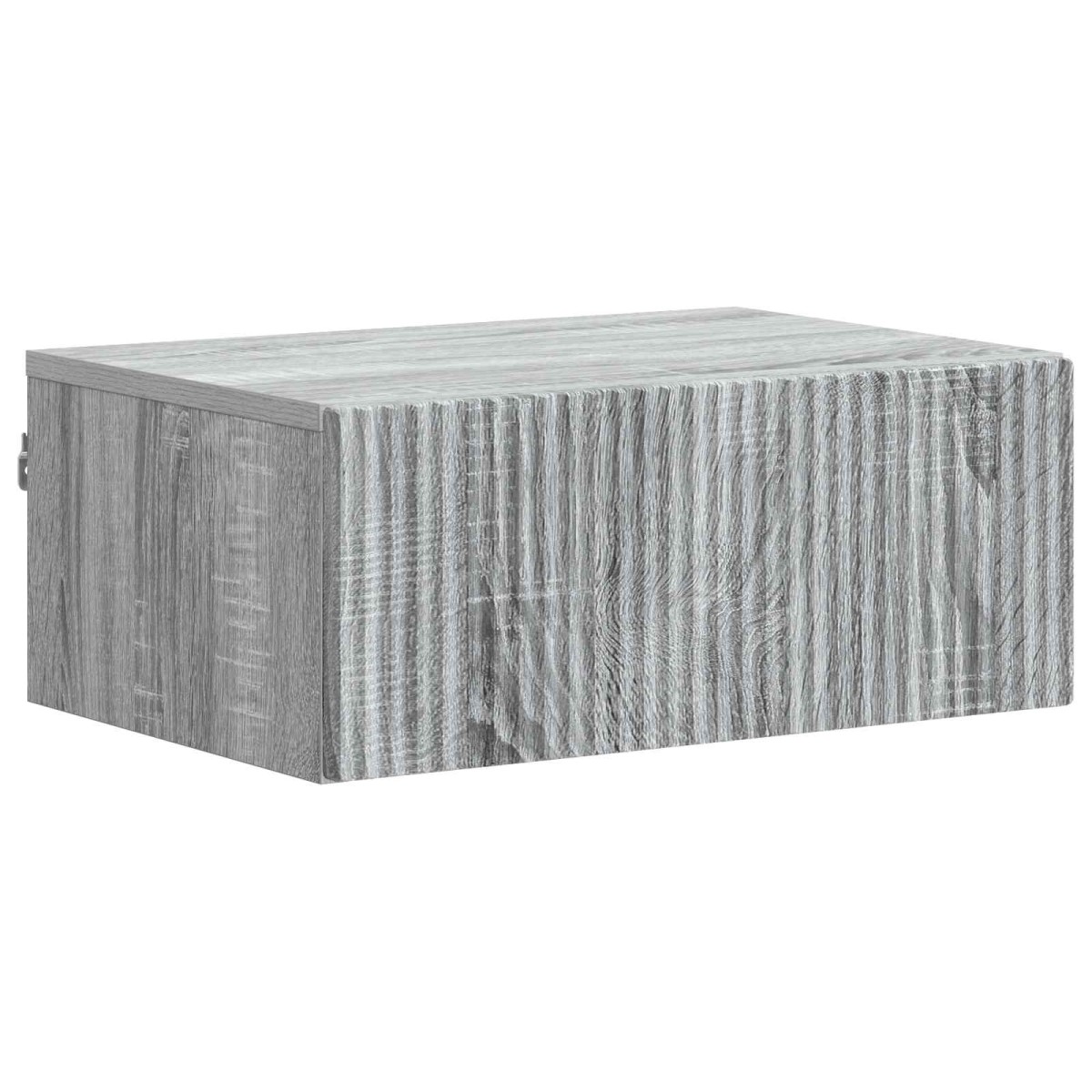 vidaXL Τοίχου Κρεμαστό Κομοδίνο Γκρι Sonoma 49 x 34,5 x 20 εκ.