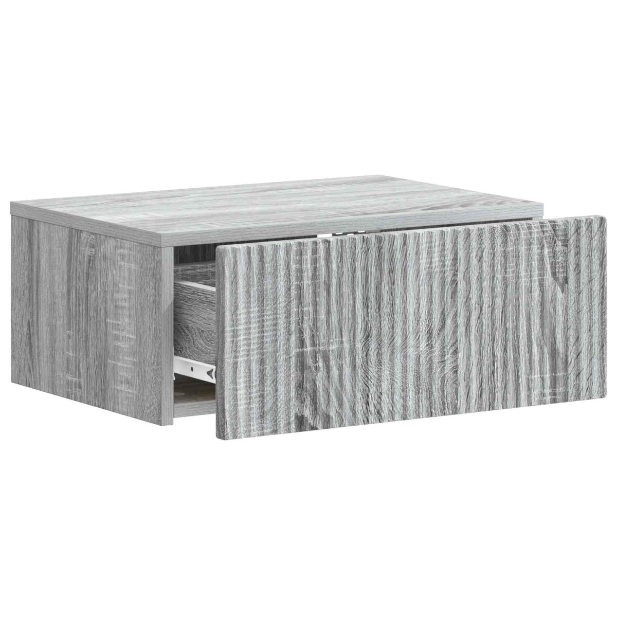 vidaXL Τοίχου Κρεμαστό Κομοδίνο Γκρι Sonoma 49 x 34,5 x 20 εκ.