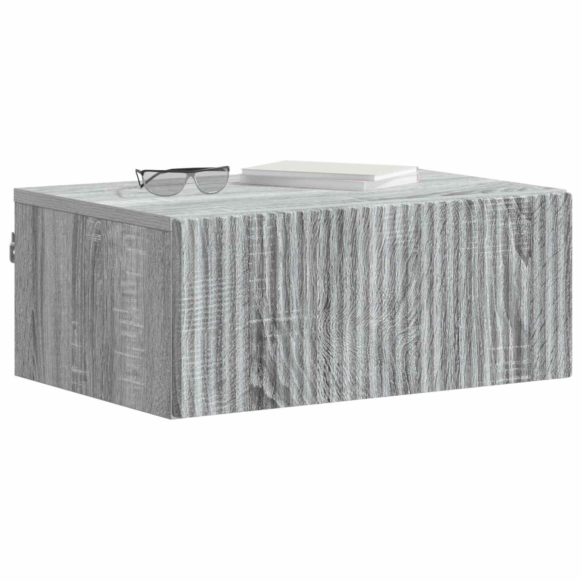 vidaXL Τοίχου Κρεμαστό Κομοδίνο 2 τεμ. Γκρι Sonoma 49 x 34,5 x 20 εκ.