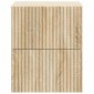vidaXL Τοίχου Κρεμαστό Κομοδίνο Sonoma Δρυς 33 x 34,5 x 40 εκ