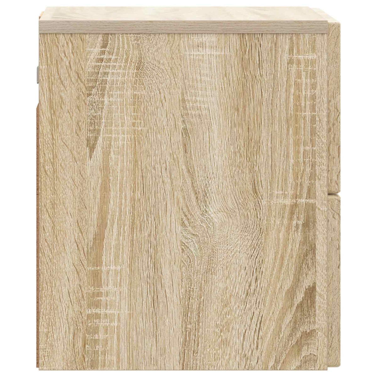 vidaXL Τοίχου Κρεμαστό Κομοδίνο Sonoma Δρυς 33 x 34,5 x 40 εκ