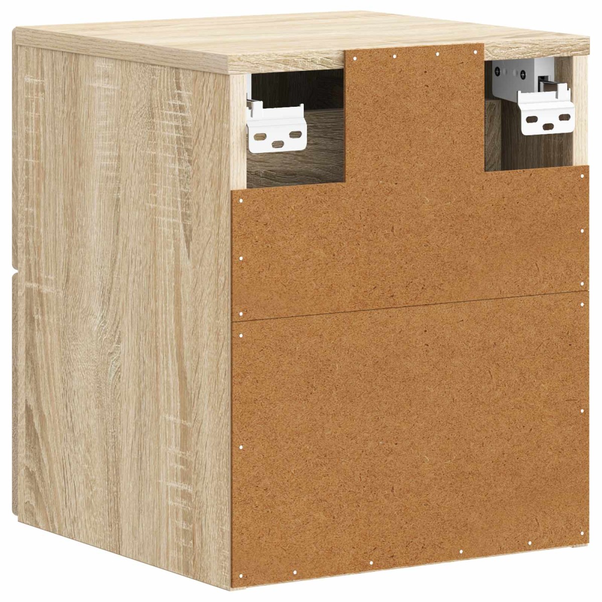 vidaXL Τοίχου Κρεμαστό Κομοδίνο Sonoma Δρυς 33 x 34,5 x 40 εκ