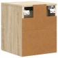 vidaXL Τοίχου Κρεμαστό Κομοδίνο Sonoma Δρυς 33 x 34,5 x 40 εκ