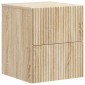 vidaXL Τοίχου Κρεμαστό Κομοδίνο Sonoma Δρυς 33 x 34,5 x 40 εκ