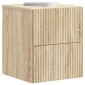 vidaXL Τοίχου Κρεμαστό Κομοδίνο 2 τεμ. Sonoma Δρυς 33 x 34,5 x 40 εκ