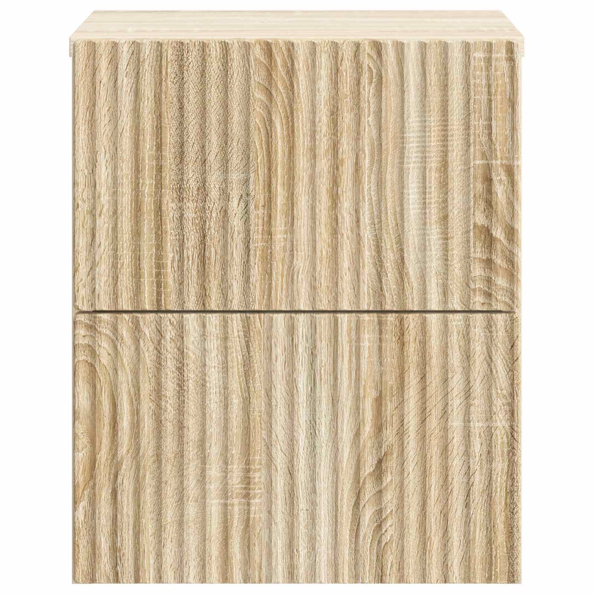vidaXL Τοίχου Κρεμαστό Κομοδίνο 2 τεμ. Sonoma Δρυς 33 x 34,5 x 40 εκ
