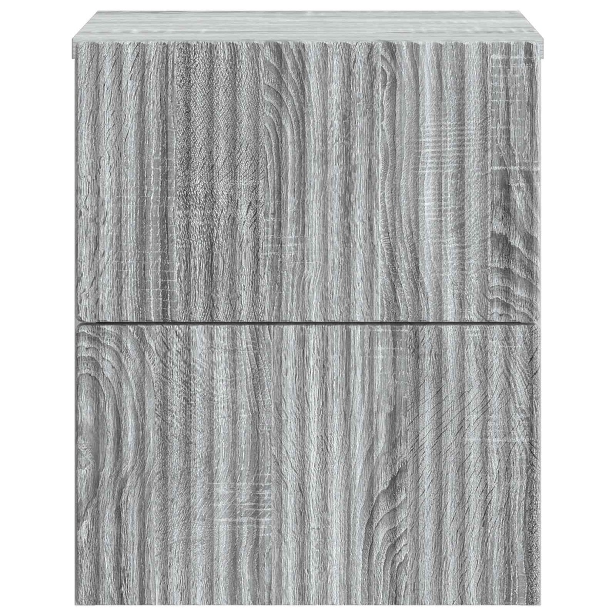 vidaXL Τοίχου Κρεμαστό Κομοδίνο Γκρι Sonoma 33 x 34,5 x 40 εκ